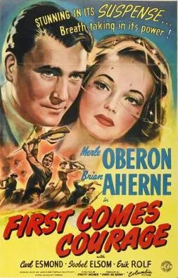 First Comes Courage poster