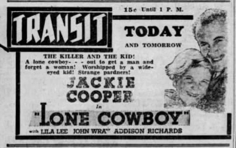 Lone Cowboy poster