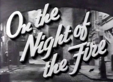 On the Night of the Fire poster