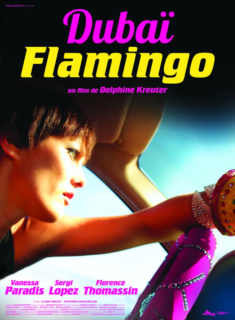 Dubaï Flamingo poster