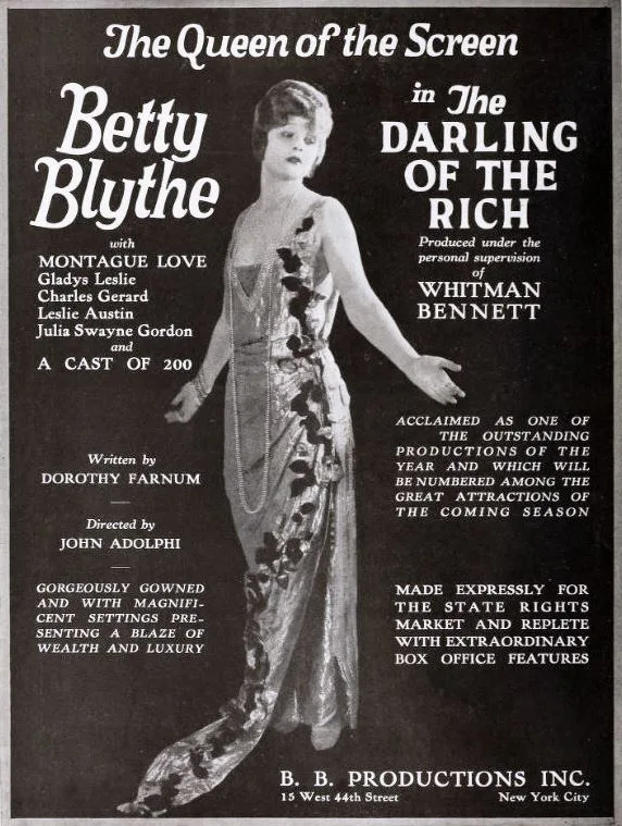 The Darling of the Rich poster