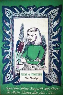 Girl with Hyacinths poster