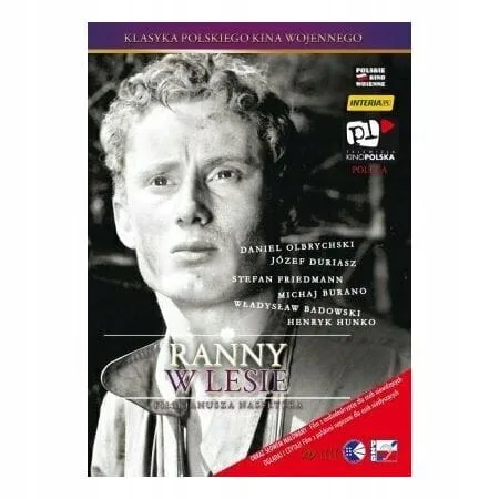 Ranny w lesie poster