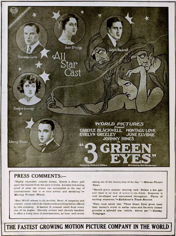 Three Green Eyes poster