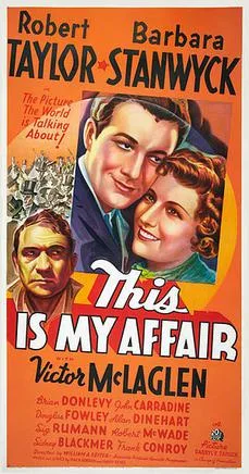 This Is My Affair poster