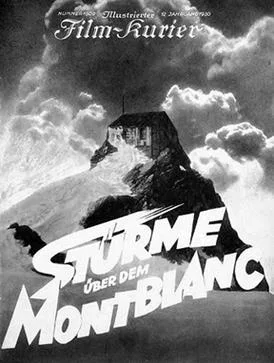 Storm over Mont Blanc poster