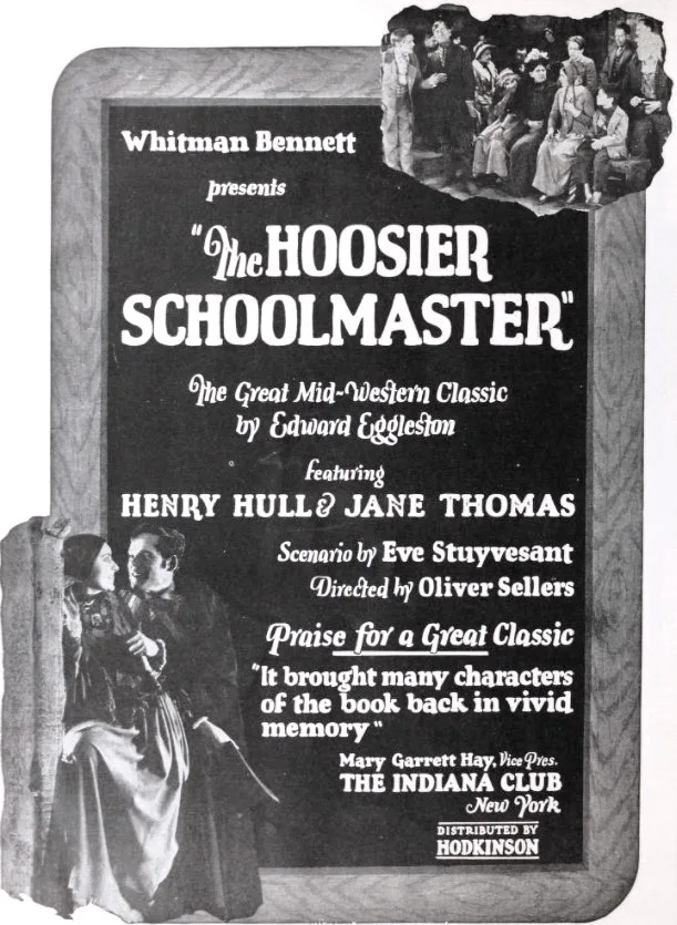 The Hoosier Schoolmaster poster