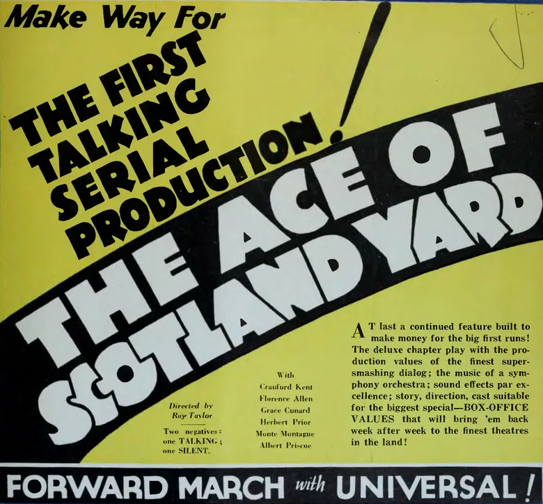 The Ace of Scotland Yard poster