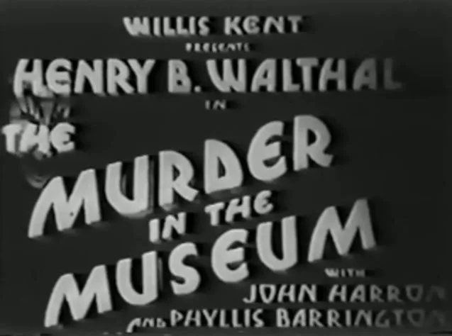 The Murder in the Museum poster