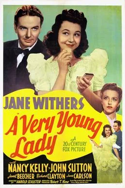 A Very Young Lady poster