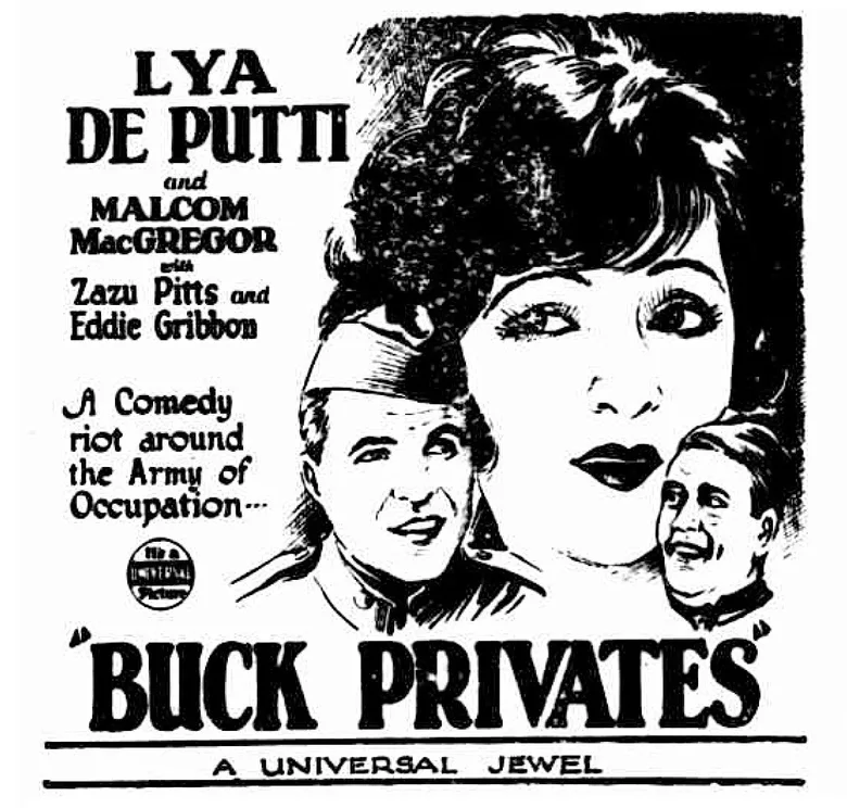 Buck Privates poster
