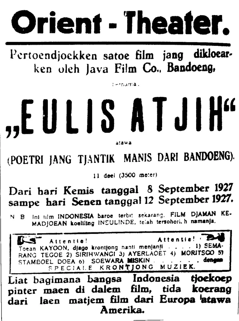 Eulis Atjih poster