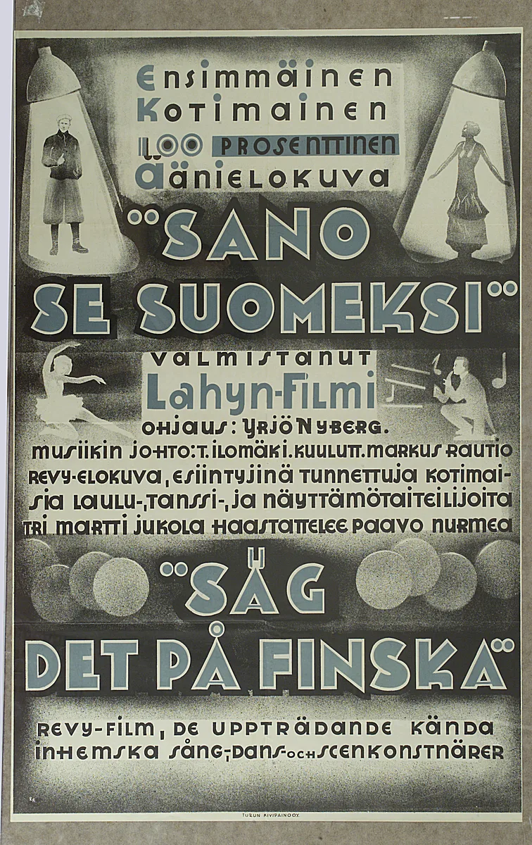 Say it in Finnish poster