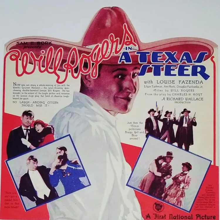 A Texas Steer poster