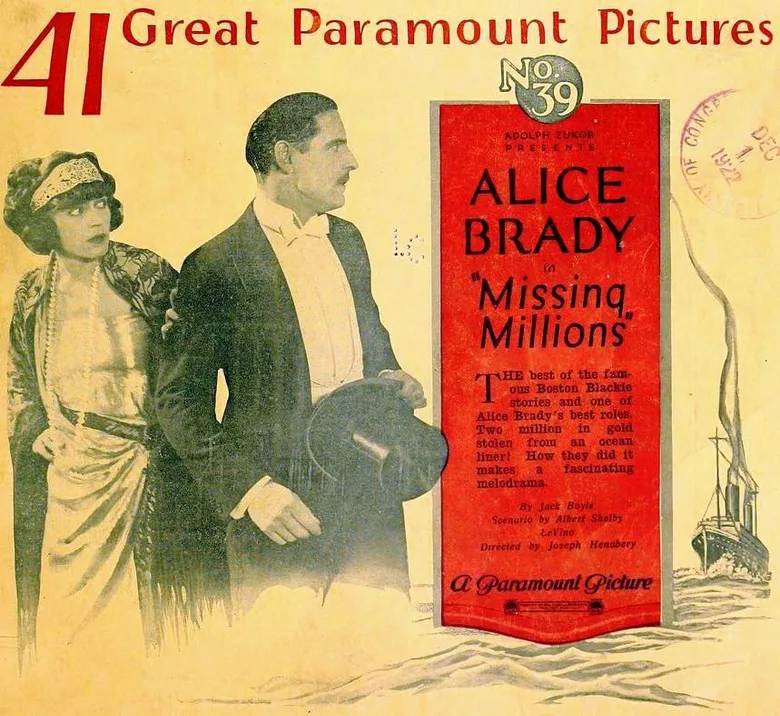 Missing Millions poster