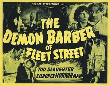 Sweeney Todd: The Demon Barber of Fleet Street (1936 film) poster