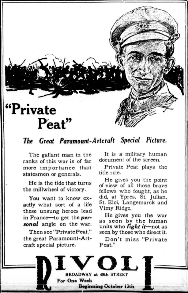 Private Peat poster