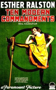 Ten Modern Commandments poster