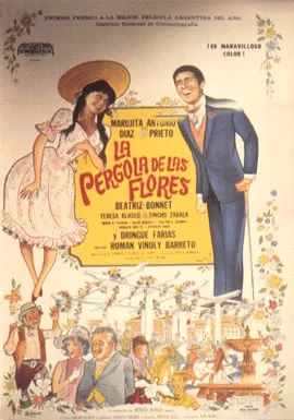 La pérgola de las flores poster