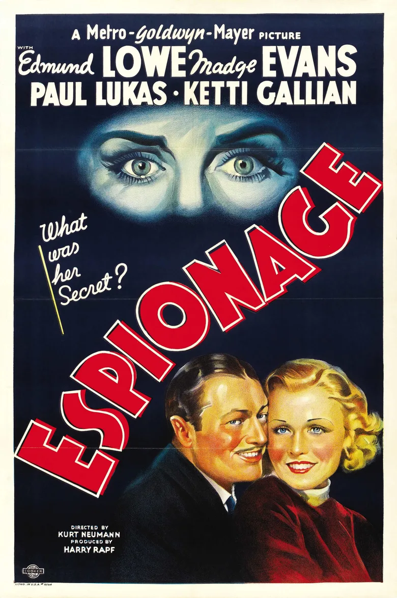 Espionage poster