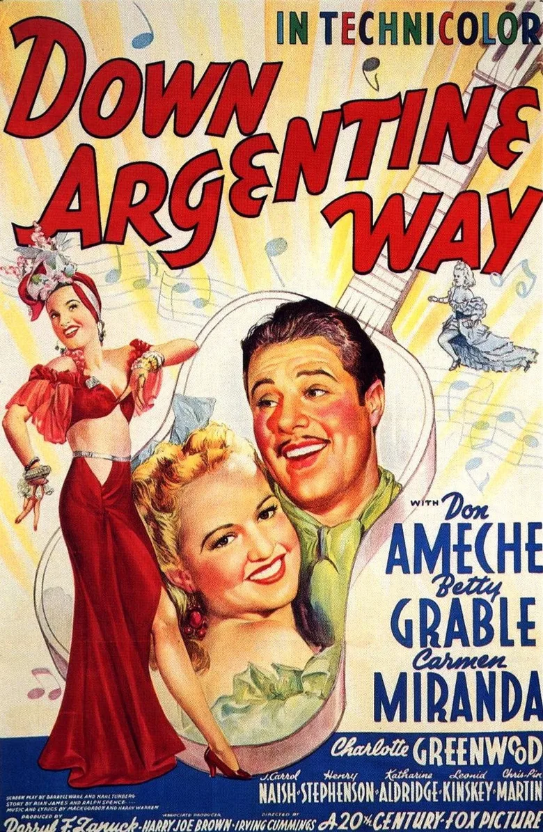 Down Argentine Way poster