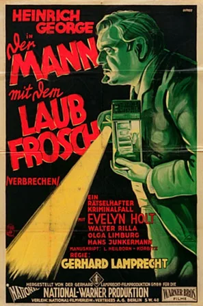 The Man with the Frog poster