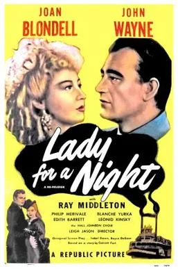 Lady for a Night poster