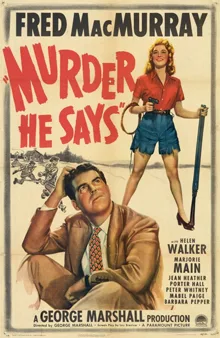 Murder, He Says poster