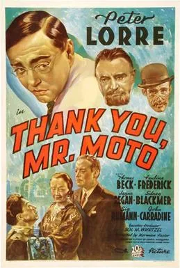 Thank You, Mr. Moto poster