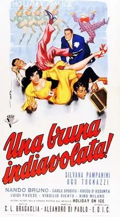 Una Bruna indiavolata poster