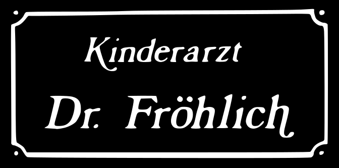 Kinderarzt Dr. Fröhlich poster