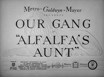 Alfalfa's Aunt poster
