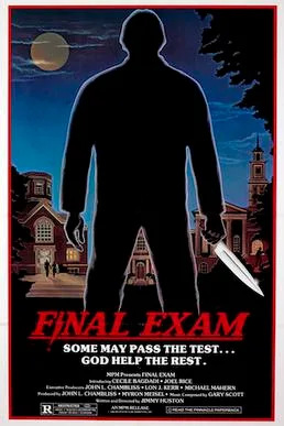 Final Exam poster