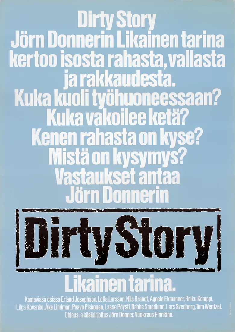 Dirty Story poster