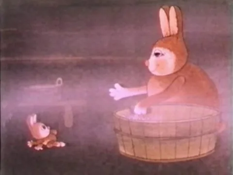 Little Rabbits’ Bath poster