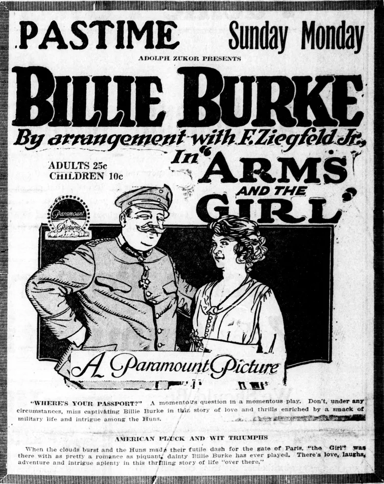 Arms and the Girl poster