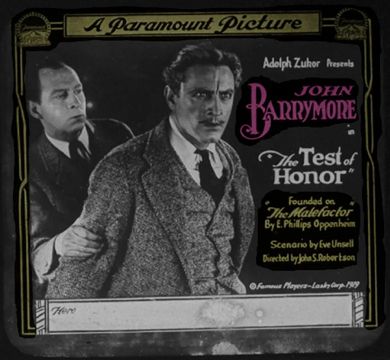 The Test of Honor poster