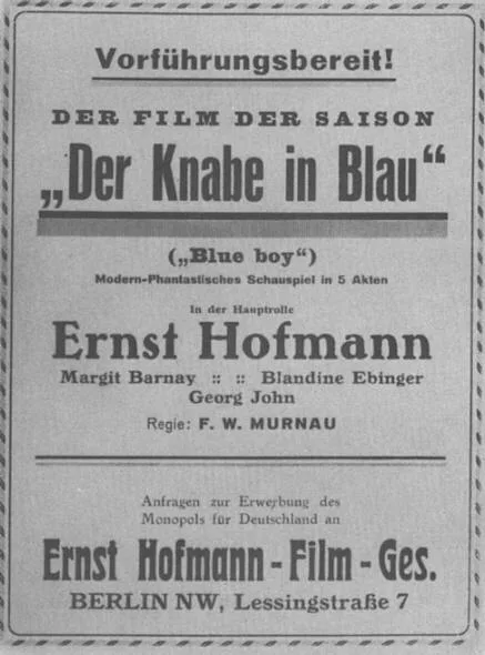 The Boy in Blue poster