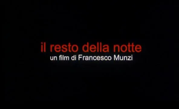 Il resto della notte poster