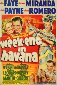 Week-End in Havana poster