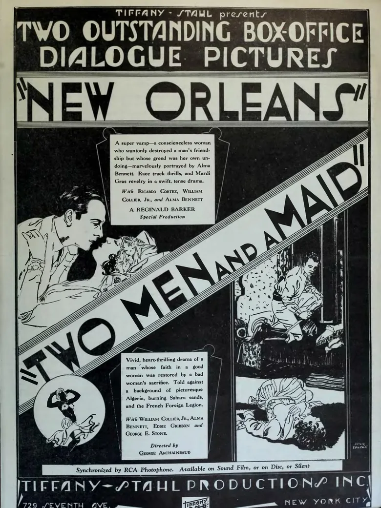 Two Men and a Maid poster