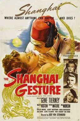 The Shanghai Gesture poster