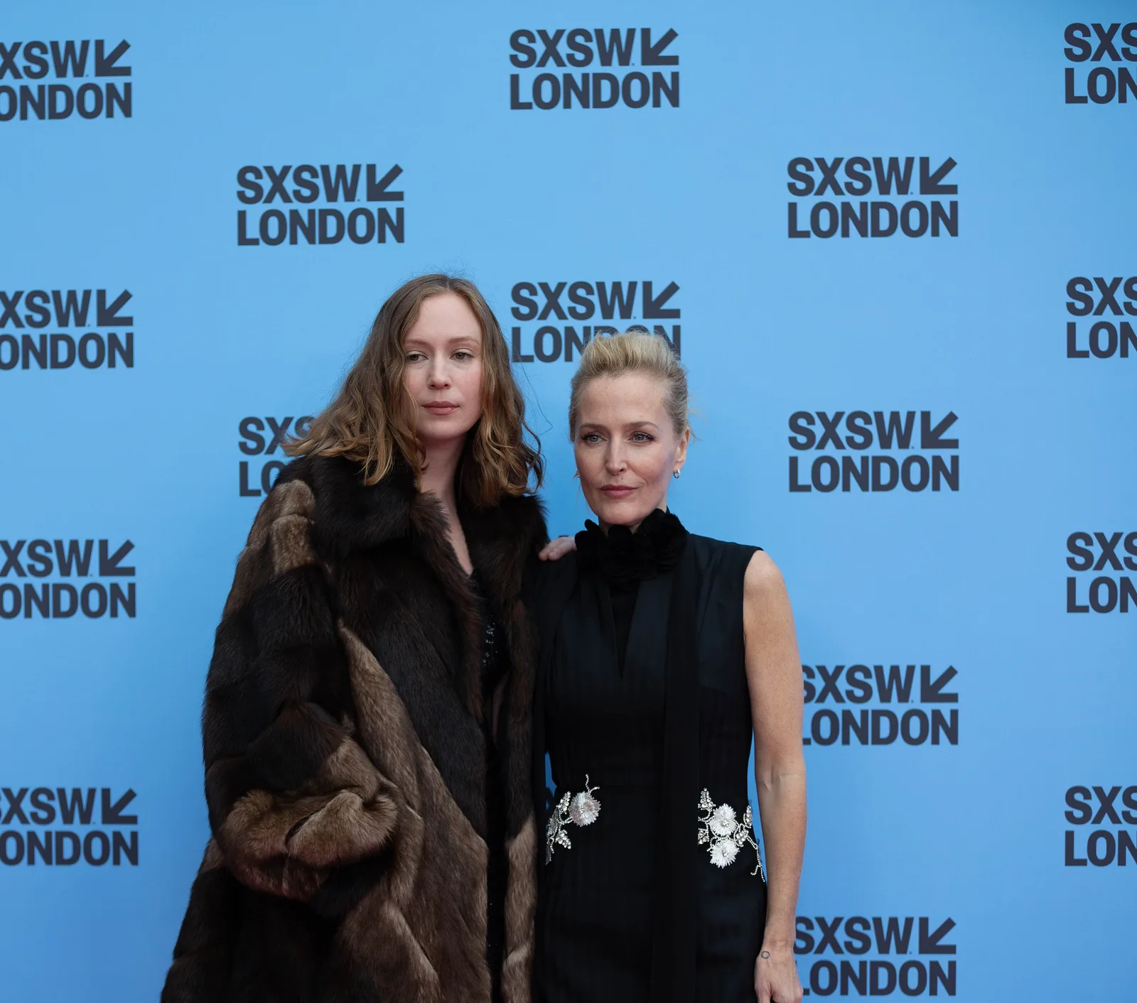 Hannah Einbinder & Gillian Anderson at Premiere of Teenage sex and death at camp Miasma at SXSW London 2026
