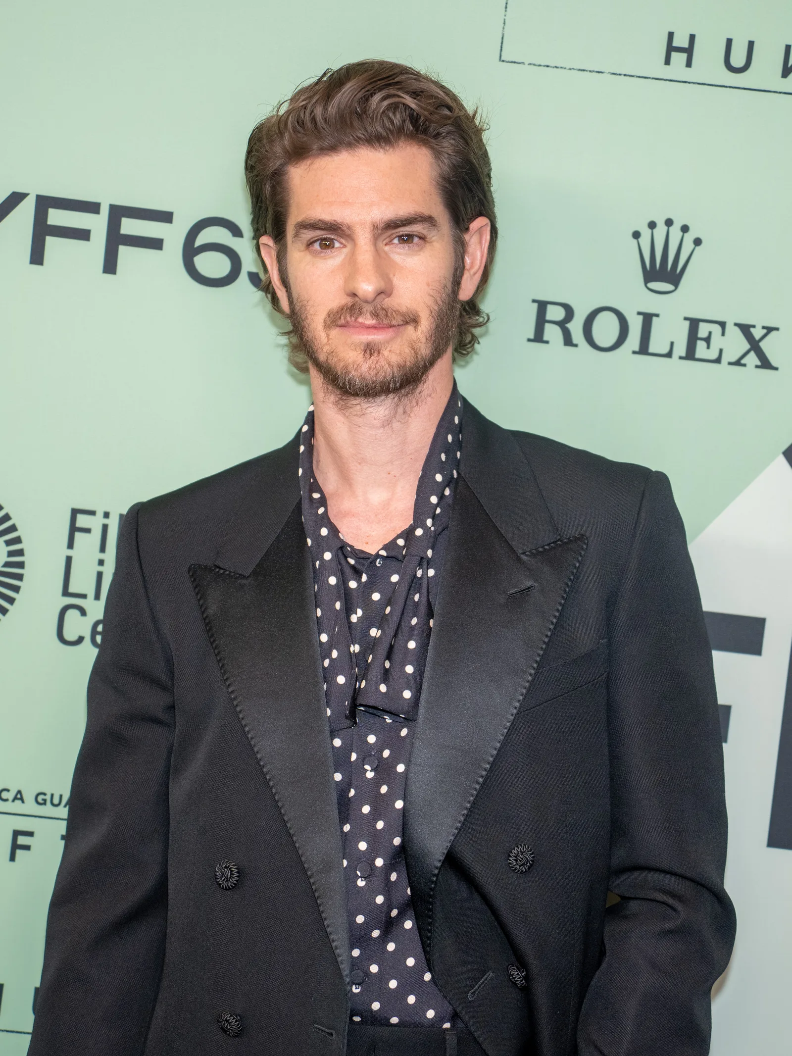 Andrew Garfield, actor, at the 63rd annual New York Film Festival at Lincoln Center in 2025 for the film After The Hunt