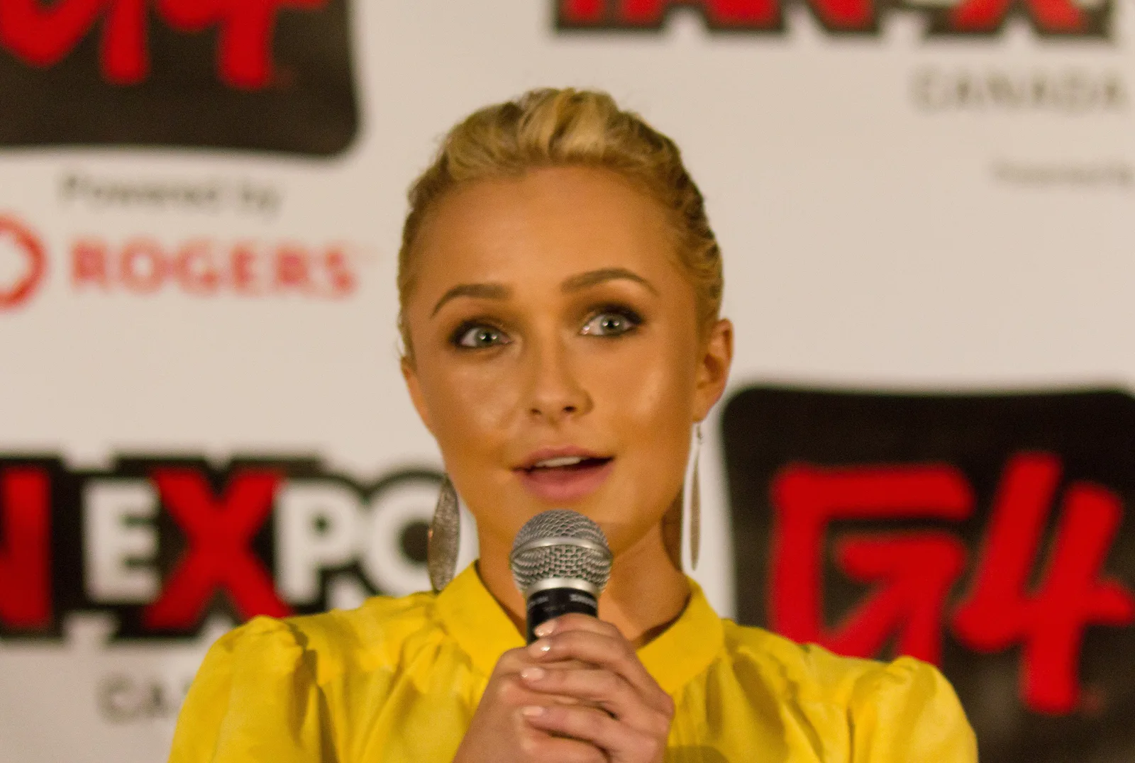 Hayden Panettiere at Fan Expo in Toronto.