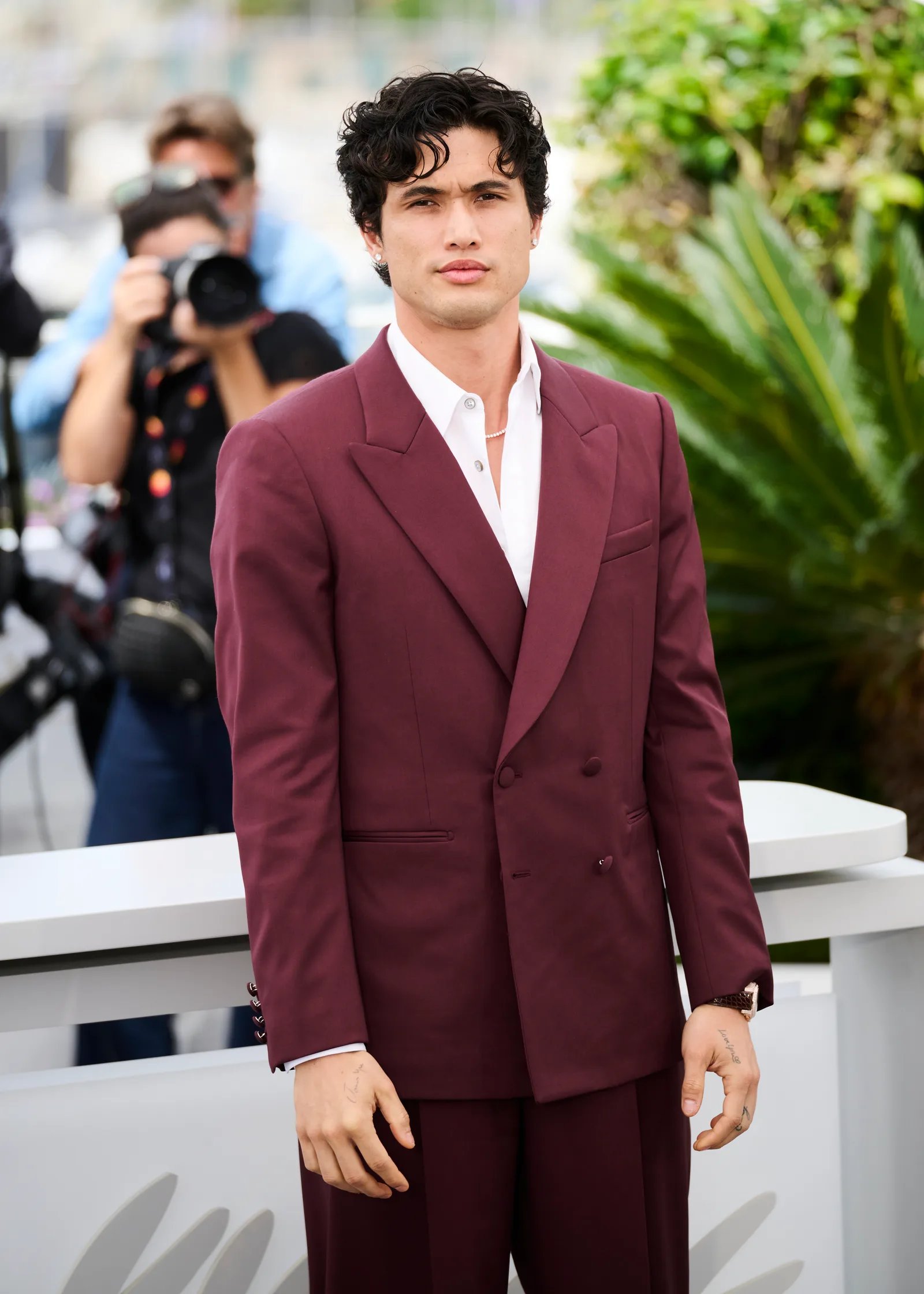Charles Melton poses during the "Her Private Hell" photocall at the 79th annual Cannes Film Festival at Palais des Festivals on May 19, 2026