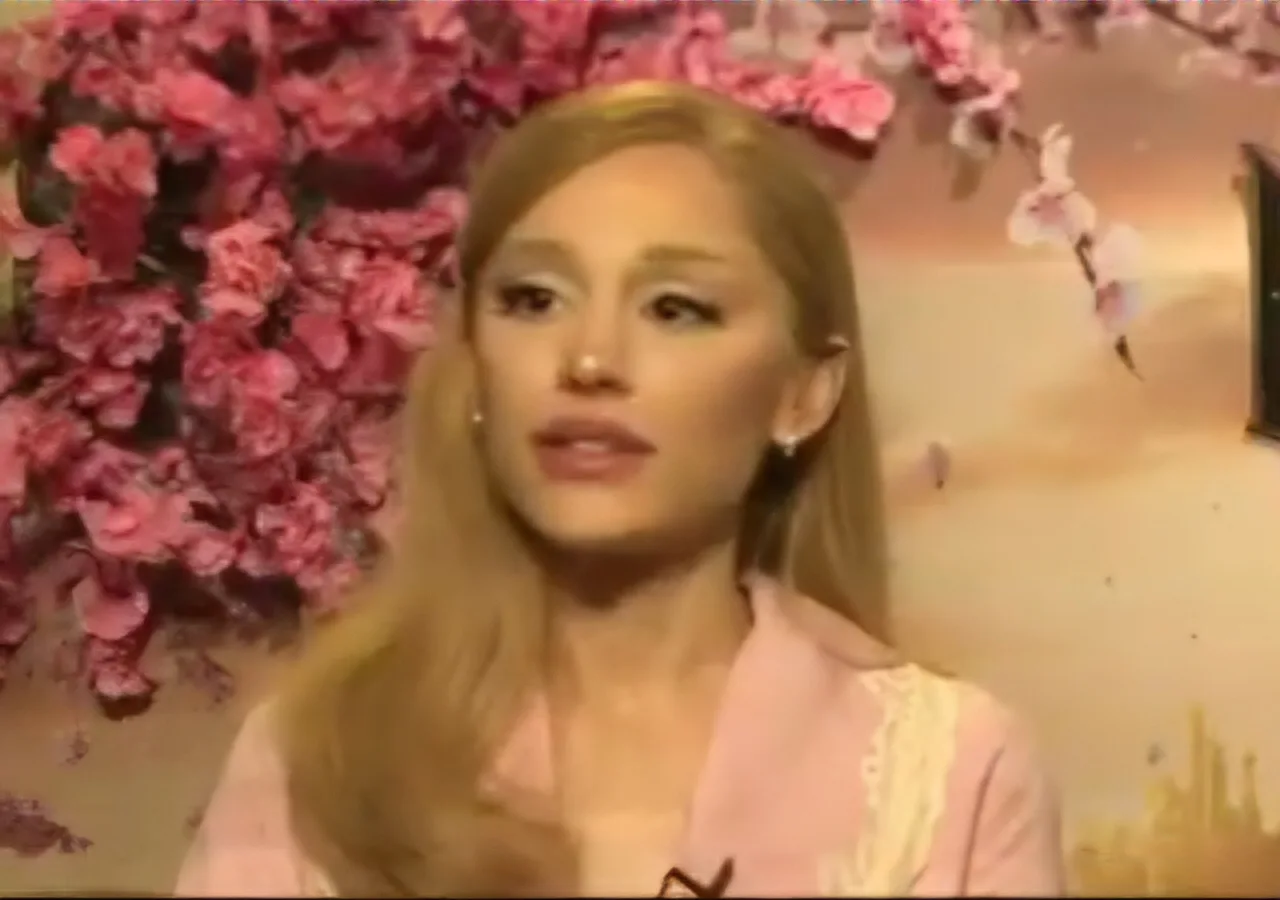 Ariana Grande at a Wicked promotional appearance, November 2024