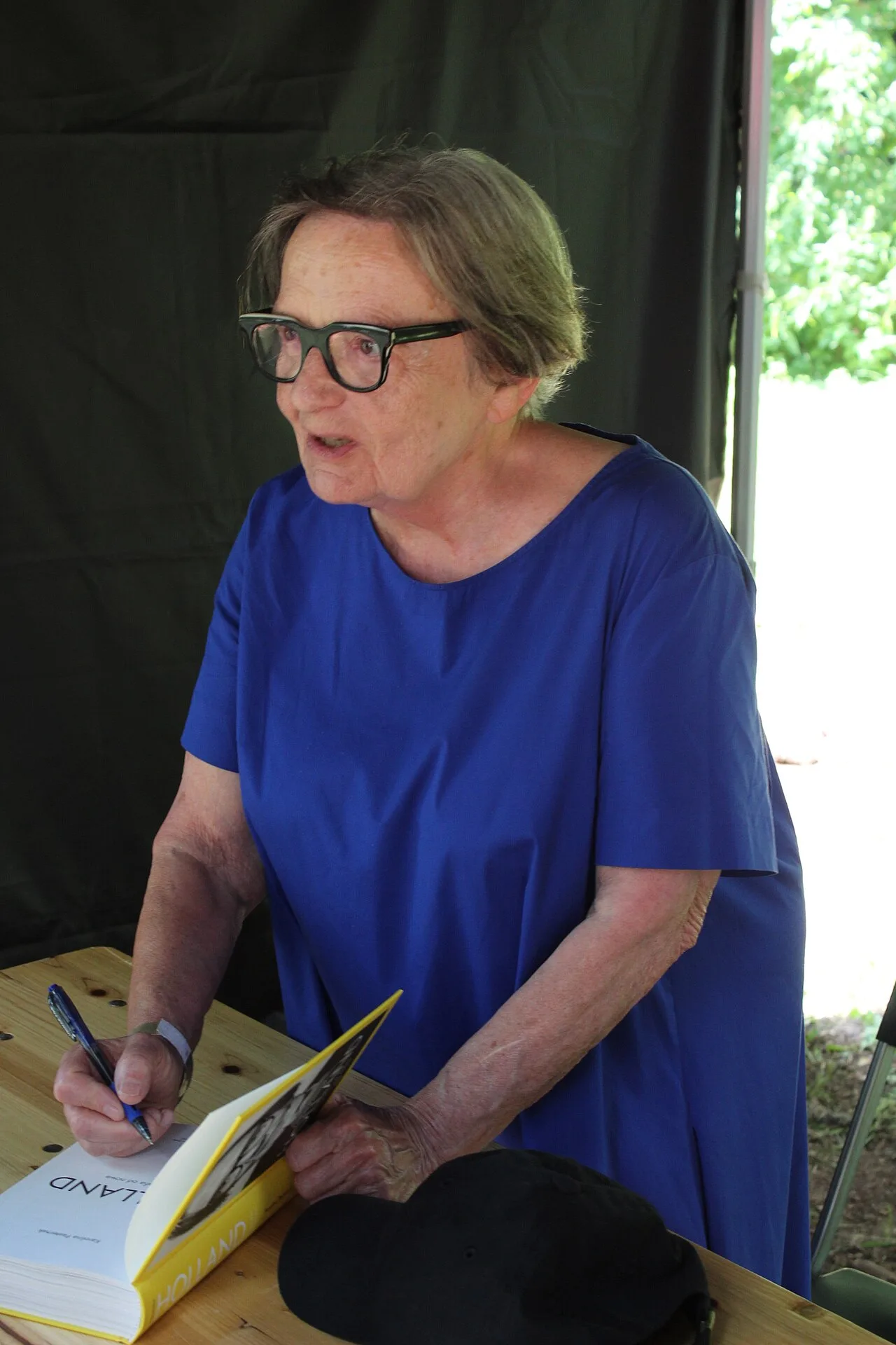 The director Agnieszka Holland, photographed in July 2026.