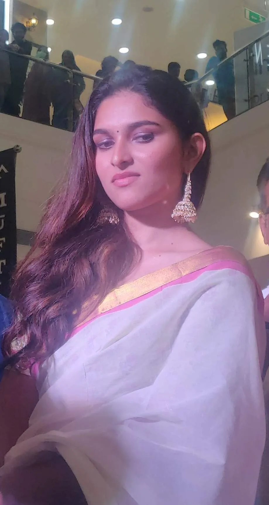 Kayadu Lohar at Lulu Mall Kochi in the Promotion event of Malayalam Film Pathonpatham Noottandu