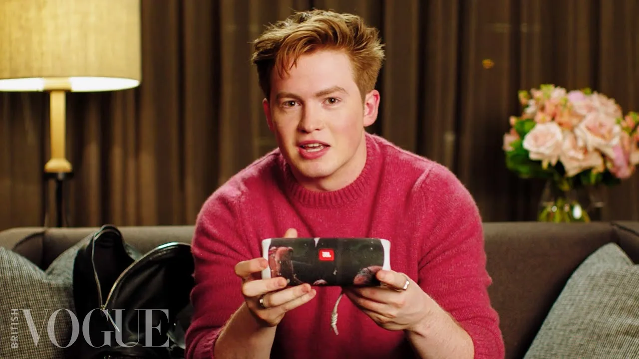 Kit Connor speaking during a Vogue interview